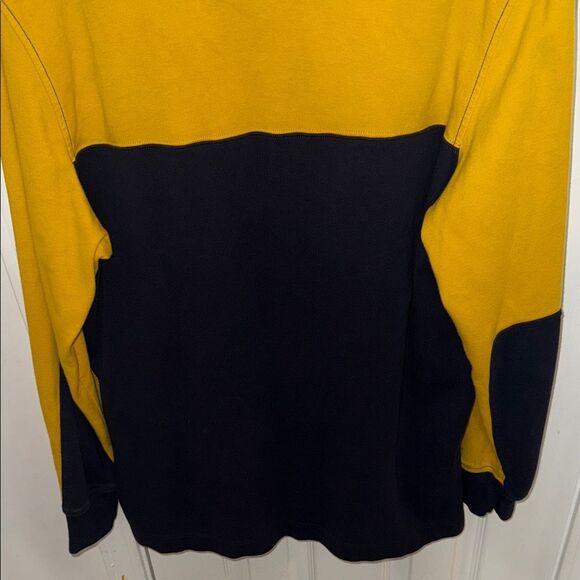 Nautica Men's Yellow blue  Striped Shirt - Picture 10 of 13